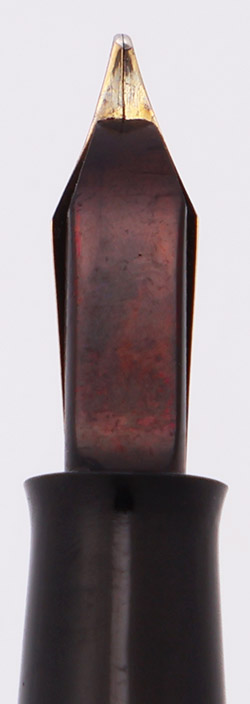 Conway Stewart 759 (1930s) - Black w GT, Lever Filler, Medium Semi